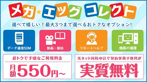 メガ・エッグコレクトのイメージ図