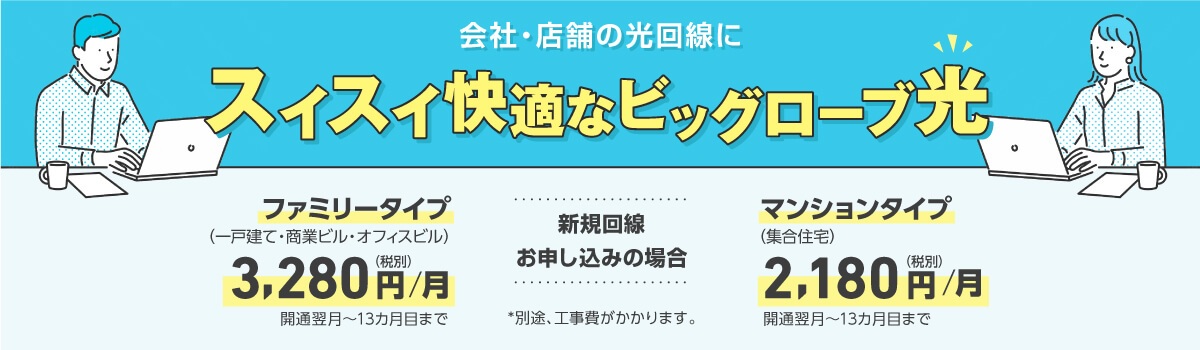 ビッグローブ光｜BIGLOBE Biz.（法人）